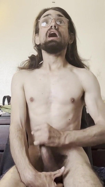 Memorable moment from "Guy with Cerebral Palsy has a Massive Cumshot into the Camera"