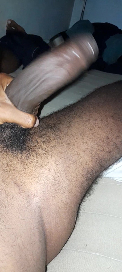 Could you lay peacefully with that Big Black Cock aside you ? Just asking...