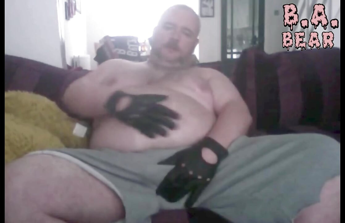 Daddy Wanks in his black leather gloves