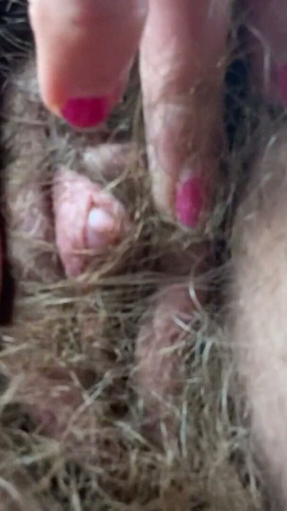 10 minutes of hairy pussy in your face panty fetish big clit bush | Clip 2