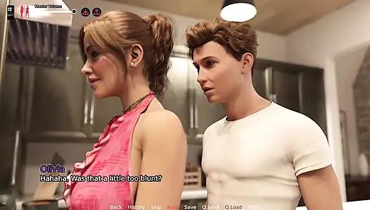 Milfheim 12 Slutty Stranger MILF Lures Steven with Her Body Then Steven Joins Two Horny MILFs for a Lewd Dinner