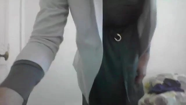 Your secretary crossdresser is enjoying her new dress