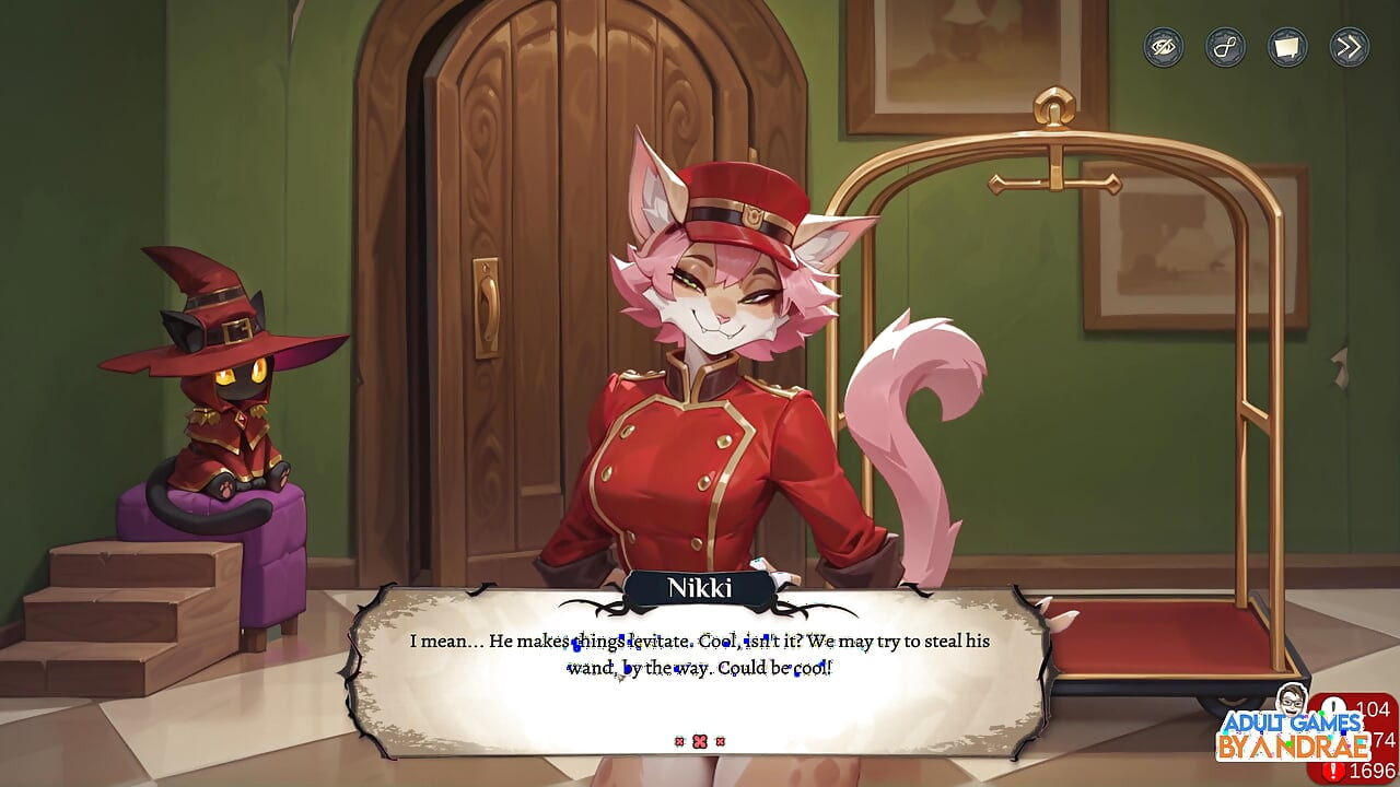 เกมเพลย์นิเลสในโรงแรม ตอนที่ 3 - ช่วย Nikki จัดเรียงกระเป๋าเดินทางและอาบน้ํา Griselda The Huntress