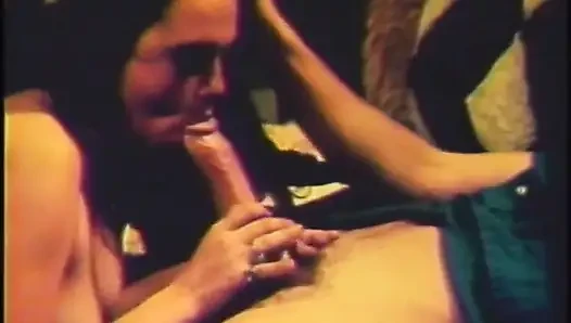 Sexy young girl in a vintage hard sex scene