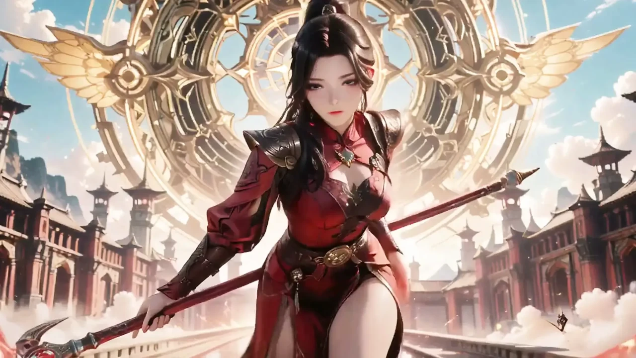 Red Armor Queen in the Floating City! Epic Fantasy Tease.