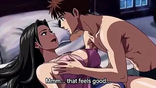 Stiefsohn kommt in das zimmer der stiefmutter und verführt sie, während vater auf dem selben bett ist