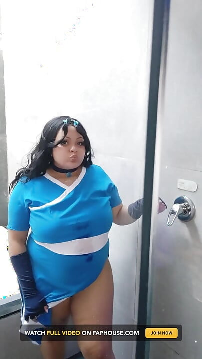 BBW katara Cosplay Fotoshooting Zum abmachen