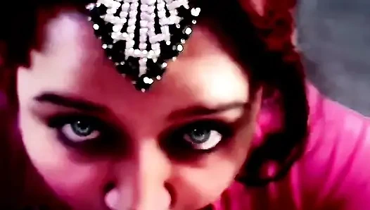 Hintli Bengalli güzel mavi gözlü evli kadın ofis patronuyla