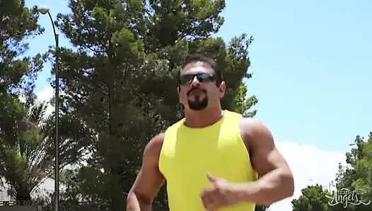 Trans Angels - Draven Navarro Is Out for a Run When He Spots an Advertisement of Alexa Scout's Boot Camp for Big Dicks