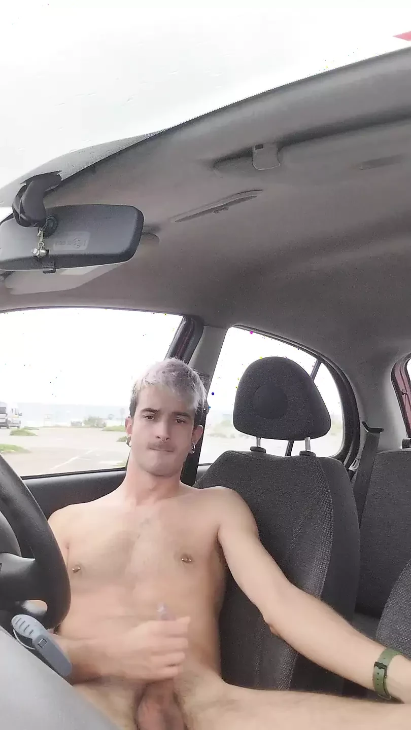 Wanking in the Parking and Cum