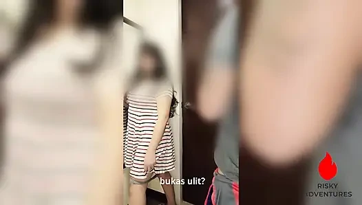 Pinay ateşli evli kadın kocasının odasının dışında aile şoförünü sikiyor - aldatan kız