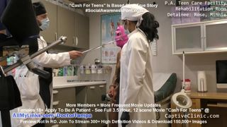 Minnie Rose Strip Searched By Maya Farrell & Gyno Doctor Tampa
