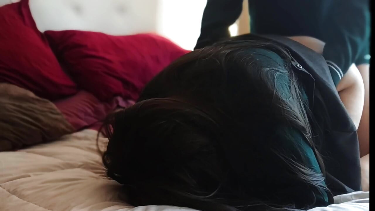 She skips classes to FUCK her best friend's boyfriend!