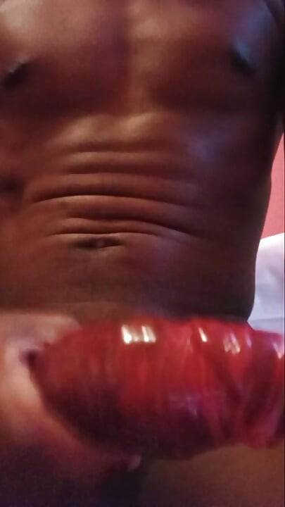 Watch Me Cum Inside a Condom