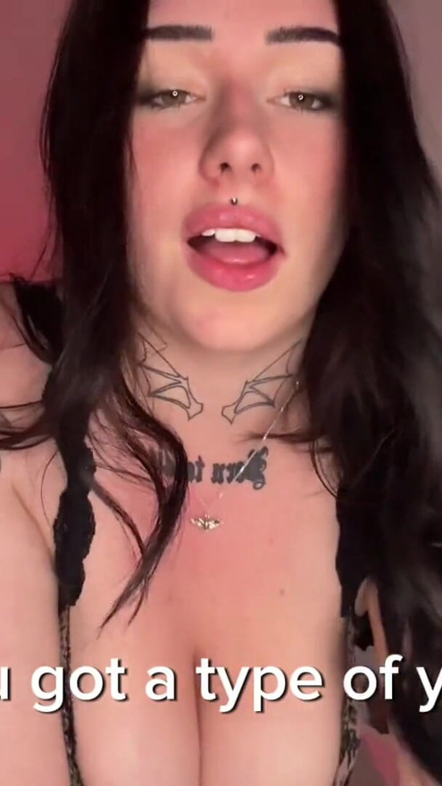 Horny goth girl loves her stepdaddy | Clip 1