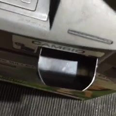 Crossdresser on the parking