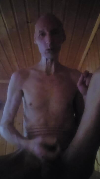 Beautiful Tin in the Sauna