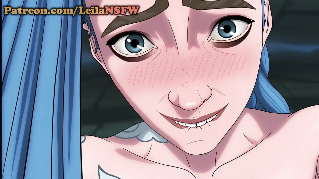 Jinx Big Cum Addict Ridding Ekko Big Back Cock