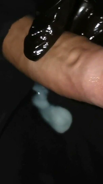 powerful cum squirting from gloved massage romantic handjob part 3 | Clip 1