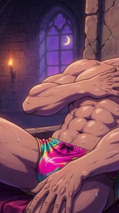 Ai Muscular Men Castle Seduction