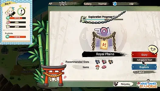 Melarikan diri, peri ninjaku! Gameplay 3d bagian 2 - latihan dan eksplorasi lizet dimulai