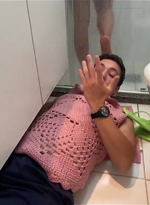 Foot Slave Stepped After Take Shower Ep 2