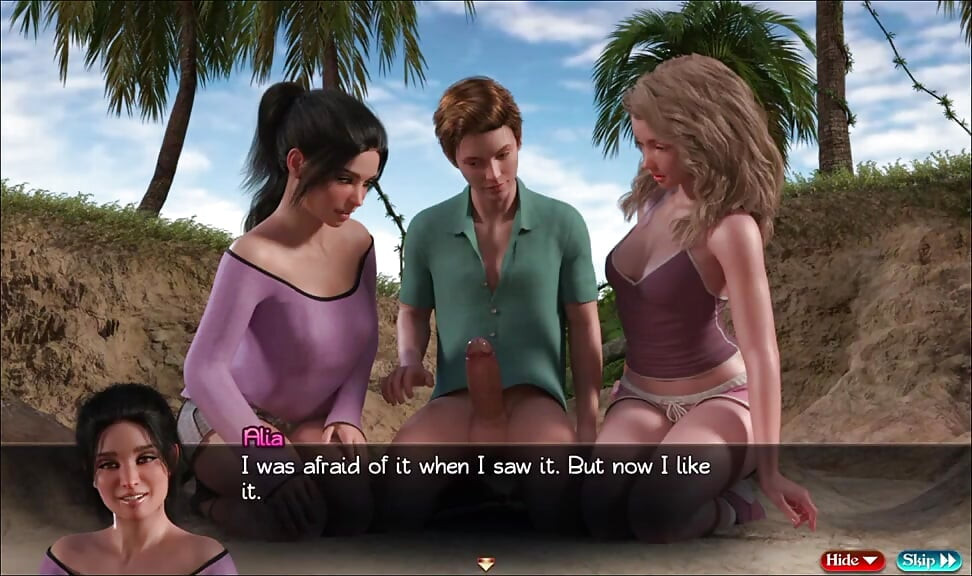 Cheating feels good we meet a stranger outside and he convince us to share eachother