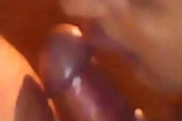 with tongue