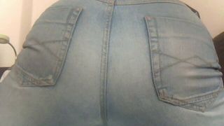 Minha bunda gostosa em jeans