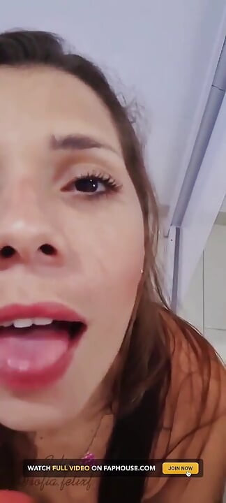 JOI Guided Handjob - Cum in My Little Mouth - Sofia Felix