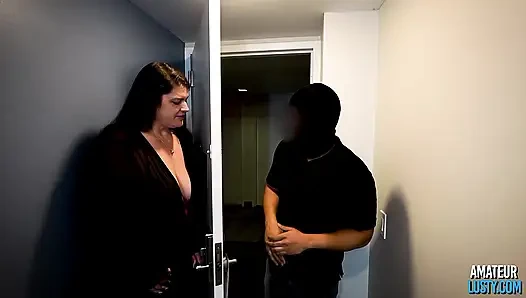 Thick Curvy Amazon 50 year old GILF PAWG gets Fucked in Ass by Stepson BBC