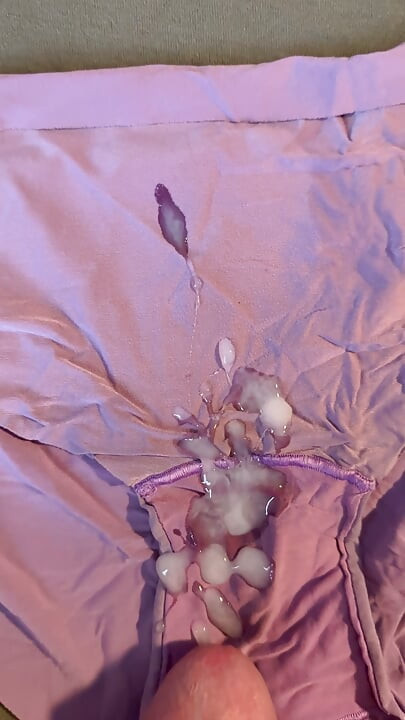 Cum on wife’s panties 32