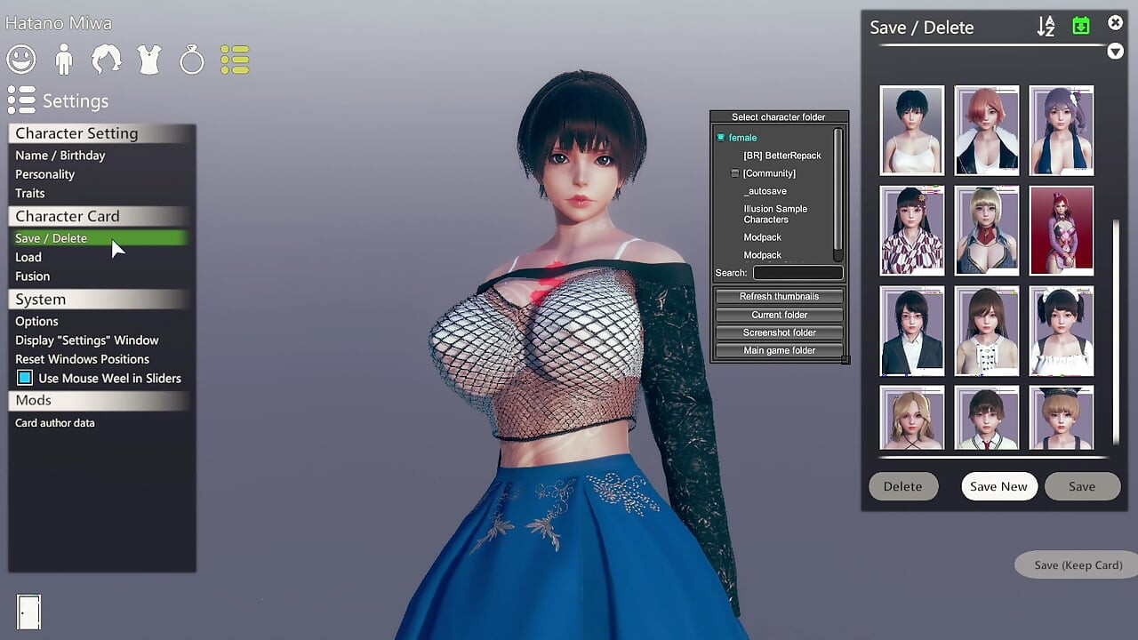 Honey select sexy character 3d making