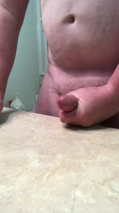 Stroking my cock