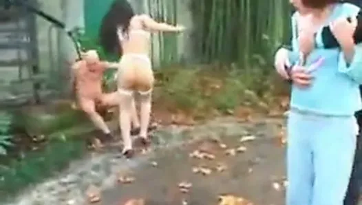 Great tranny sex outdoors