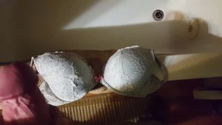 Cum on 36C bra