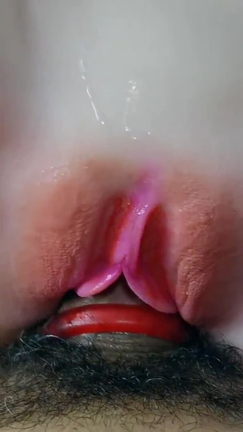 Captivating moment from "Tender delicious beautiful tight pussy in stockings fucked on the table by a big dick!"