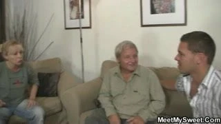 He walked out and she fucks his parents