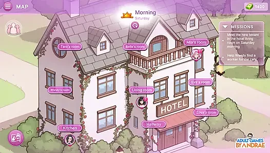 Sex Apartment 2: Grand Hotel Gameplay Part 2 – Spicy Encounters with Bella and Eva
