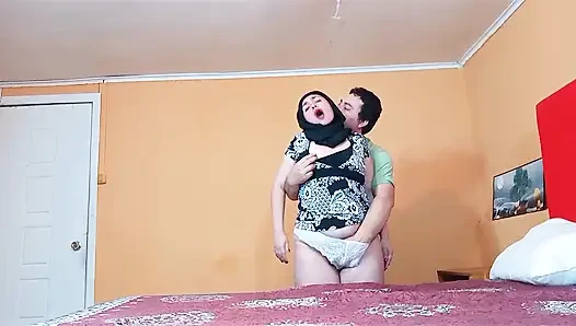 Woman in hijab fucked in doggy style