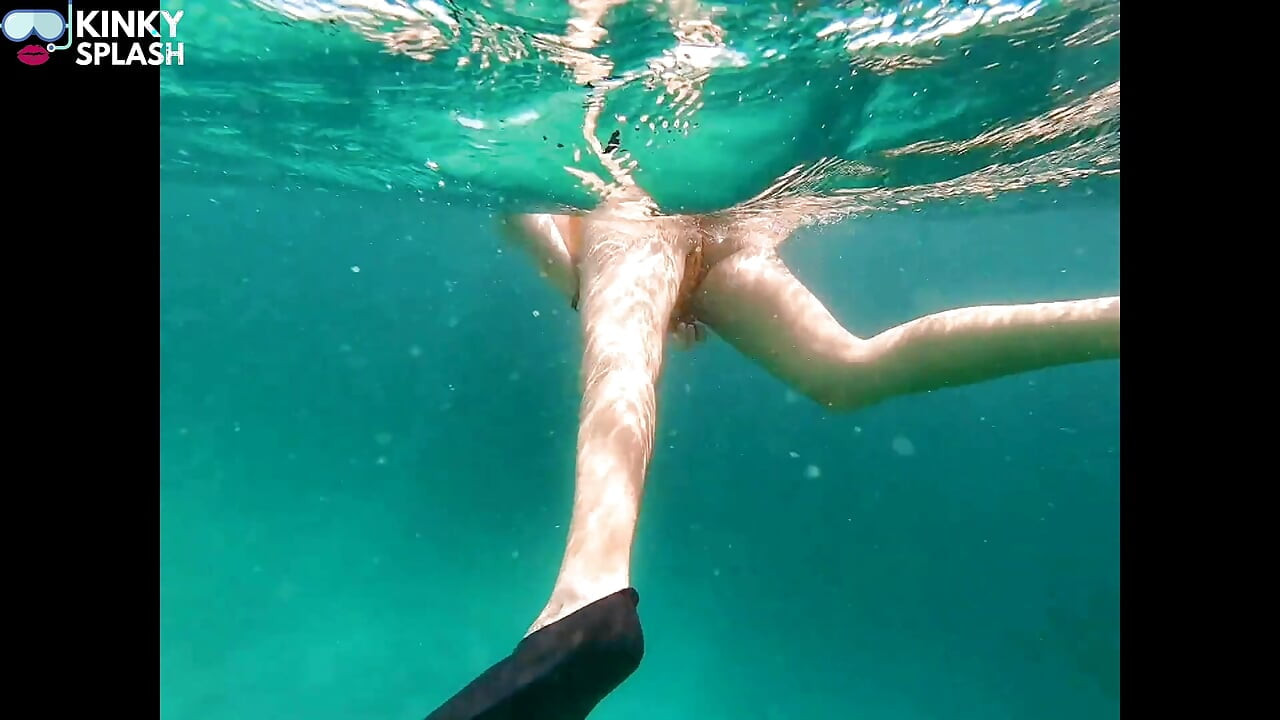 Snorkel Slut in Paradise - Underwater Flash & Naughty Tease