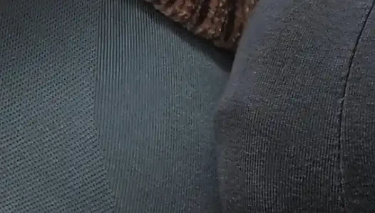 Stranger With Huge Erection Ejaculate In Subway Train On Random Girl's Tights