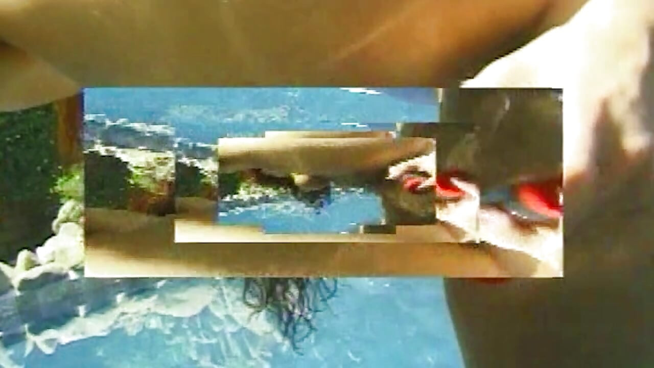 Lesbische Pool-Verführung