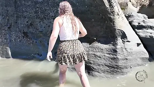 Shimmering Sands, A Breathtaking Waterfall And A Mind-Blowing Orgasm!