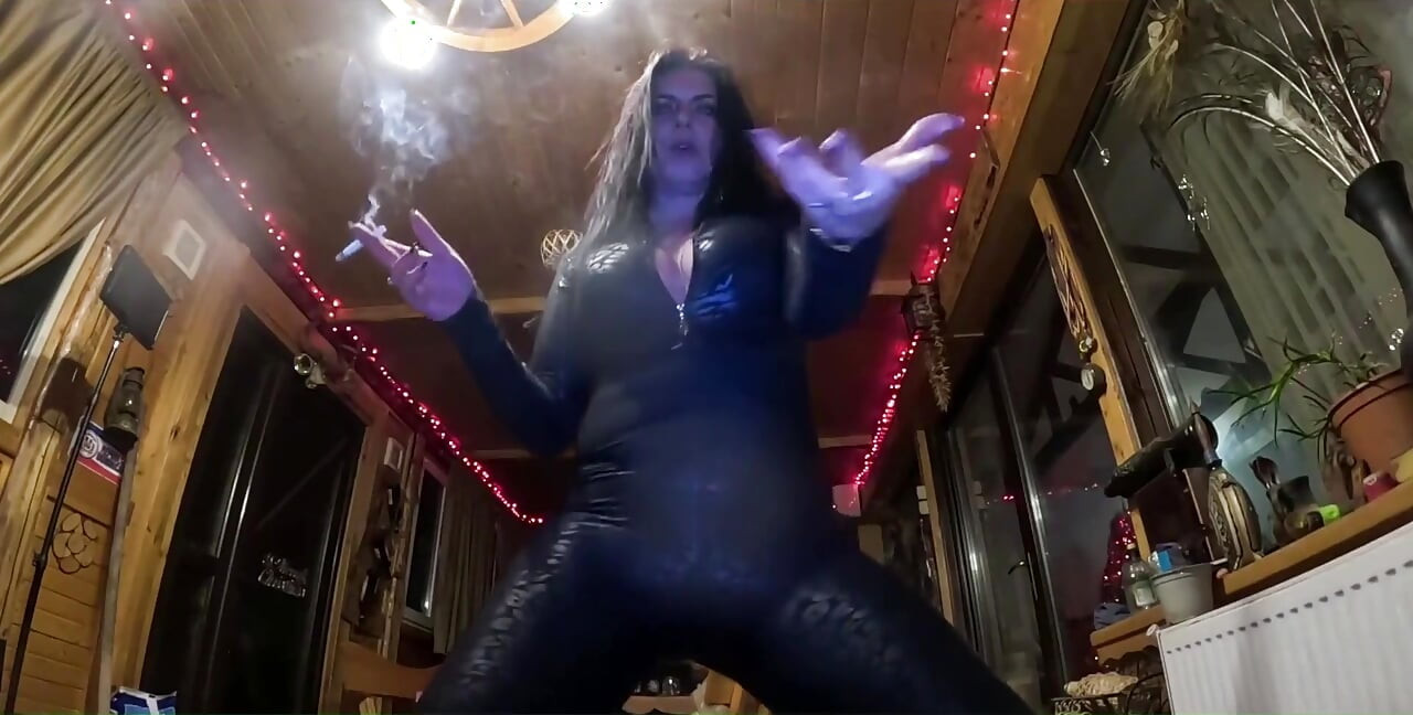Obey My Tits Vampire Gooning JOI with Leather & Sparkling Claws