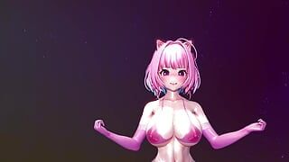 Mmd R-18 anime mädchen sexy tanzclip 86