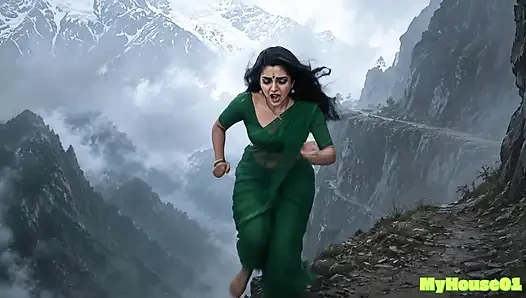 Pushpa Fuck a Modern Women besides on lake