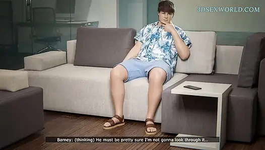 Milf MIA mit dickem arsch betrügt ihren ehemann mit monströsen schwarzen schwanz (Realistisches 3D-gameplay)