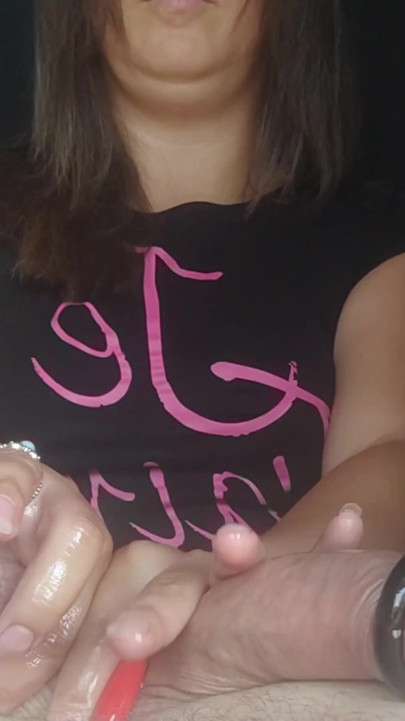 Elastic Rings Cock and Balls Handjob | Clip 1