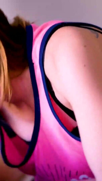 Iconic moment from "Sucking Daddy Off for That Warm Cum"